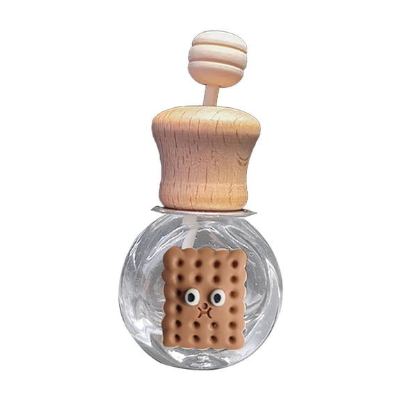 Transparent Car PerfumesAir Freshener Empty Glass Bottle Oil Diffuser Container Interior Accessories