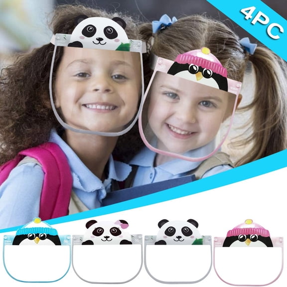 Transparent Cartoon Design Kids Protective Gear Set for Safe Sports Activities 4PCS