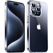 Entronix Clear Case Compatible with iPhone 15 Pro Max, Shockproof Hard Cover