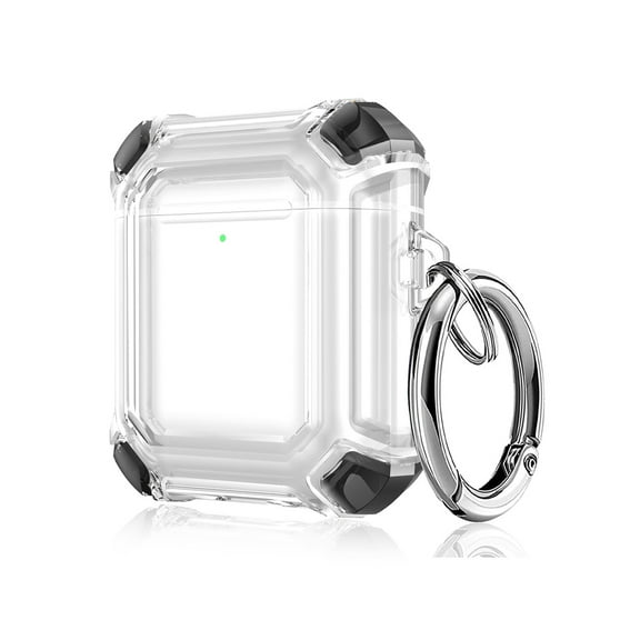 Transparent Case Headphone Accessories Anti-drop Replacement Wireless Headphone Case for AirPods 1/2