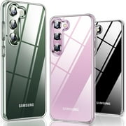 Transparent Case for Samsung Galaxy A14 Clear Case, [Yellow Resistant] Hard Back Cover Soft Silicone, Shockproof Slim Case for Samsung Galaxy A14