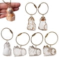 thumbnail image 1 of Transparent Cat Hair Keepsake Charm Pendant Pet Fur Storage Container Ornament Durable Acrylic Cat Figurine Memorial Keychain for Pet Lovers Gift 6PCS, 1 of 9