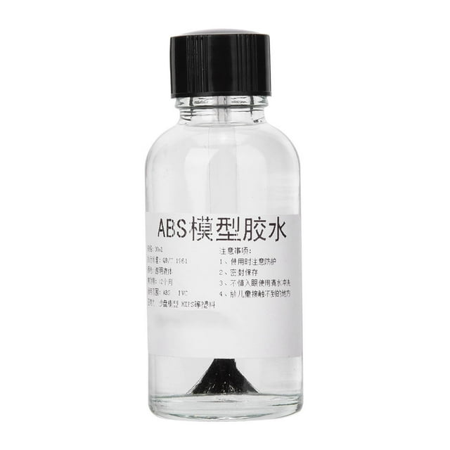 Transparent Cement Glue ABS PVC Acrylic Model Adhesive Glue 30mL for