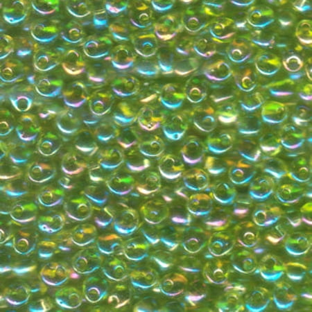 Transparent Chartreuse AB Miyuki Magatama Beads 4mm MA4-143R-TB