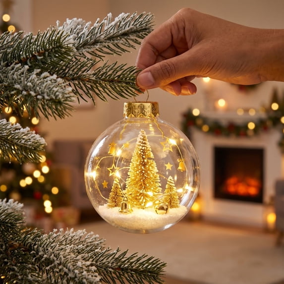 Transparent Christmas Tree Baubles