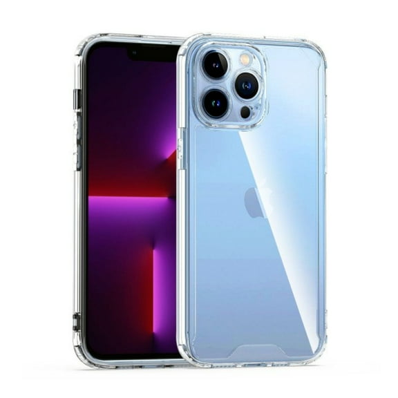 Transparent Clear Armor Hybrid Case for iPhone 14 Pro Max 6.7 Screen Size