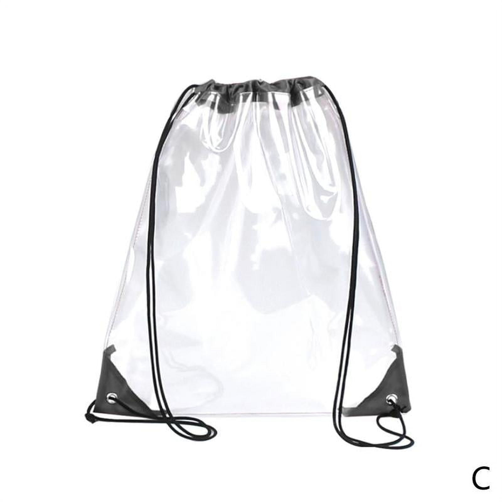 Lancaster transparent drawstring backpack 5l