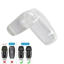 Transparent Clear Key Fob Cover Case Holder For Ford-Mustang For Edge For Ford-Fusion 2013-2016 Car Key Cover Accessories