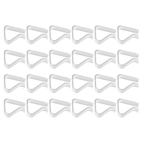 Transparent Clear Tablecloth Clips, Plastic Table Cloth Clips, Windproof Table Cover Holder Clamps, Table Cloth Holder for Home Wedding Party Christmas Outdoor Indoor Picnic Camping,24Pcs