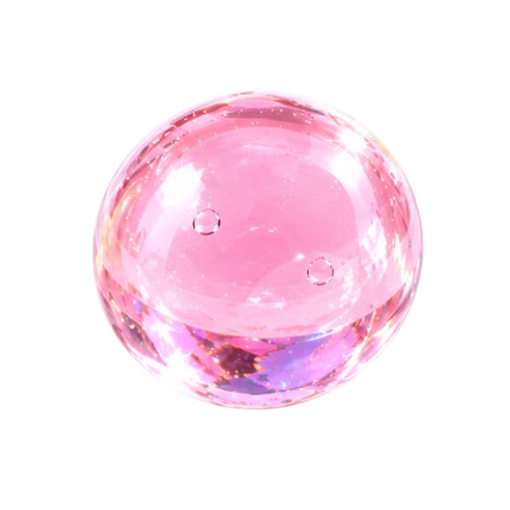 Transparent Coconut Oil Squishy Stress Ball, Slow Rising Clear Squeeze Fidget Toy, Anxiety Relief Sensory Toy for Party Favors Pink