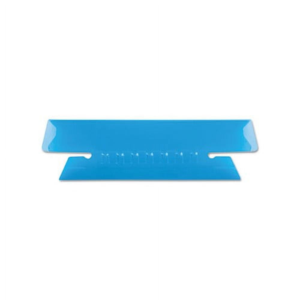 Transparent Colored Tabs For Hanging File Folders, 1/3-Cut, Blue, 3.5 Transparent Colored Tabs For Hanging File Folders, 1/3-Cut, Blue, 3.5