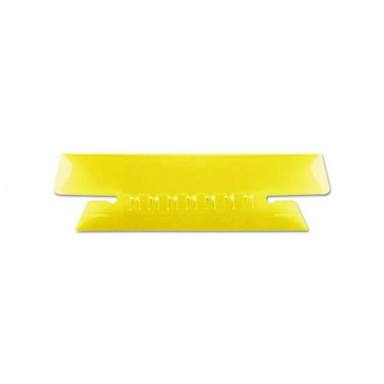 Transparent Colored Tabs For Hanging File Folders, 1/3-Cut, Yellow, 3.5 Transparent Colored Tabs For Hanging File Folders, 1/3-Cut, Yellow, 3.5