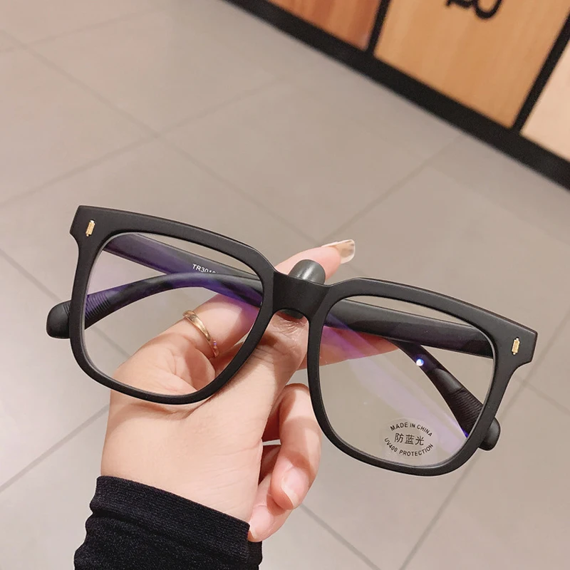Transparent Computer Glasses Frame Women Men Anti Blue Light Round ...