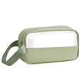 thumbnail image 1 of Transparent Cosmetic Bag Clear Makeup Pouch Travel Toiletry Organizer With Hand Strap 1 Pack, 1 of 6