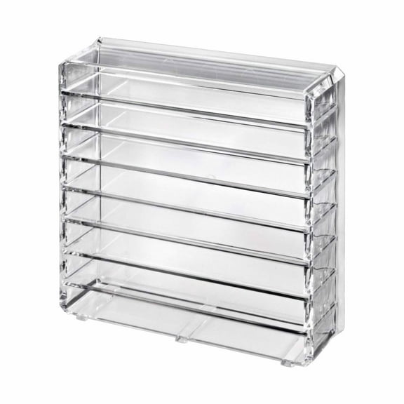 Large Acrylic Makeup Organizer Transparent Cosmetic Storage with Removable Dividers 8 Compartments Beauty