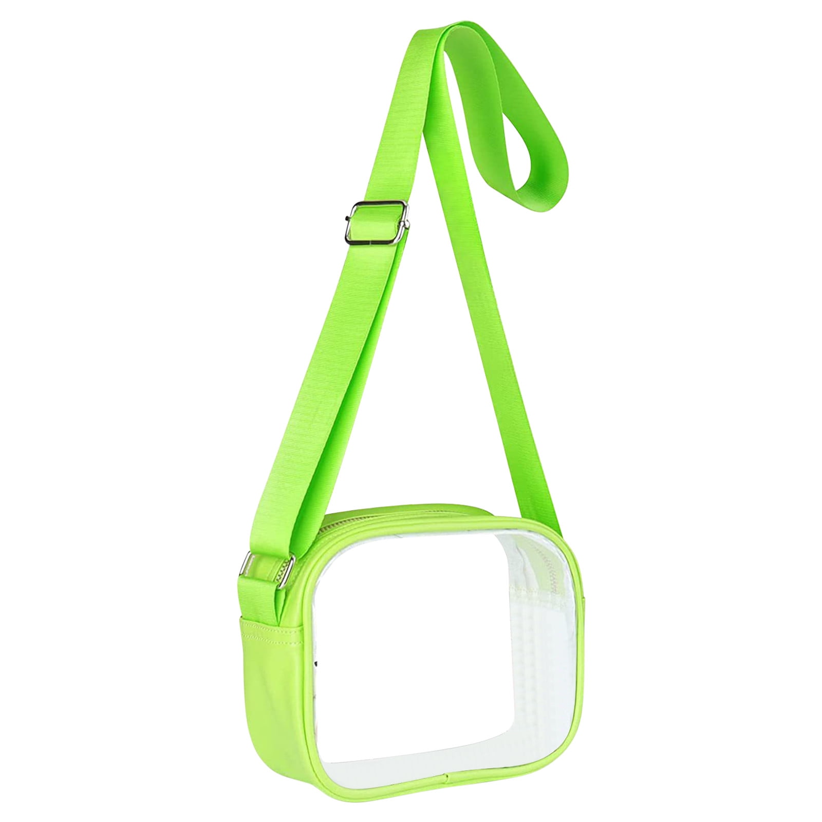 Transparent Crossbody Bag Cosmetic Bag for Concerts Sports Events Festivals on Clearanceplasti