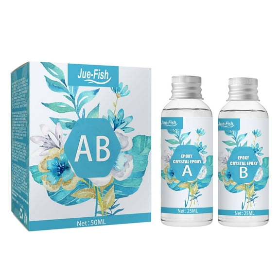 Transparent Crystal Epoxy Resin Kit Casting & Coating Epoxy Resin for Countertop