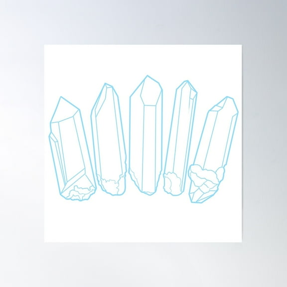 Transparent Crystal Poster Wall Art, Modern Wall Decor For Living Room Bedroom, 30x30 UNFRAMED