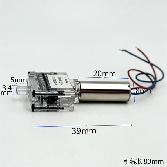 Transparent DC 3V 3.7V Micro 8mm*20mm Coreless Motor Mini Air Pump Electric Sphygmomanometer Blood Pressure Monitors 820 Pump