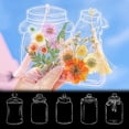 thumbnail image 1 of Transparent DIY Flower Bookmarks Set Handmade Floral Page Markers For Books Readers Unique Craft Supplies Presents 20PCS Dried Flower Accessories, 1 of 4