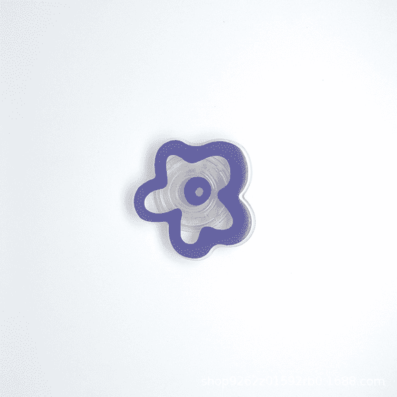 Transparent Daisy Flower Shape Design Mobile Phone Grip Multi Functional Collapsible Stand Holder for Smartphone Tablet Cell Phone Accessory