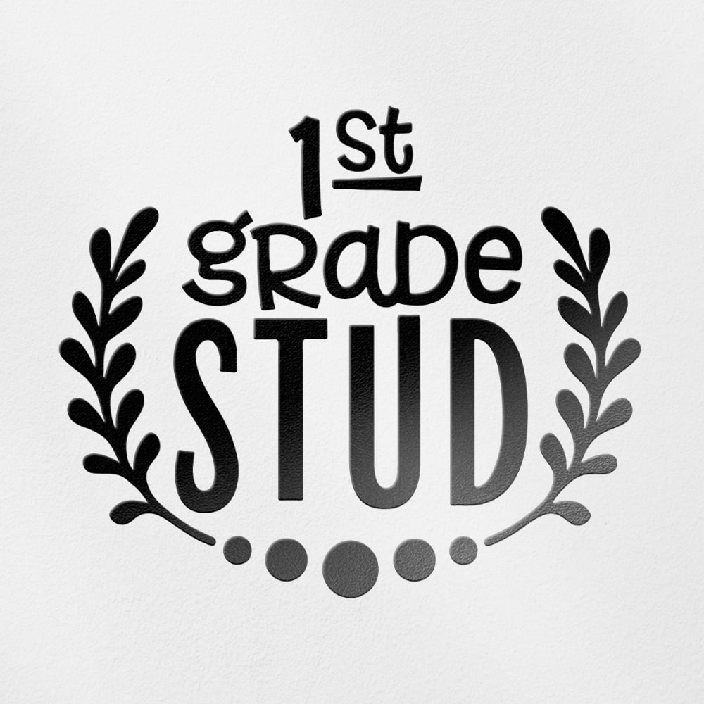 First Gen Student Transparent Sticker Transparent Decal Stickers Of 1St Grade Stud (Black) Premium Waterproof ...