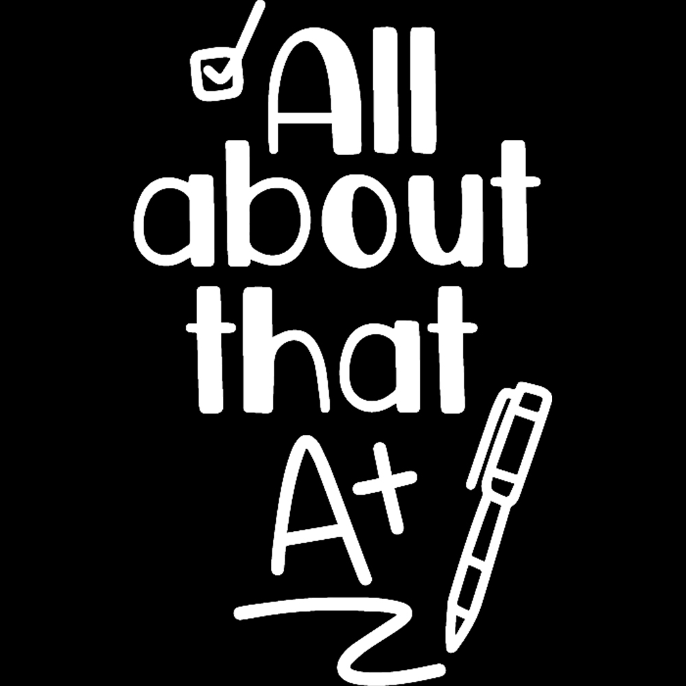 Transparent Decal Stickers Of That A+ (White) Premium Waterproof Vinyl ...