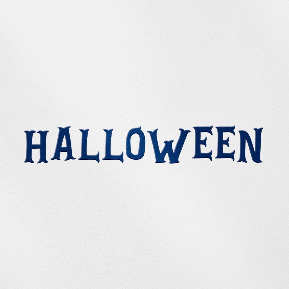 Transparent Decal Stickers Of Halloween (Navy Blue) Premium Waterproof ...