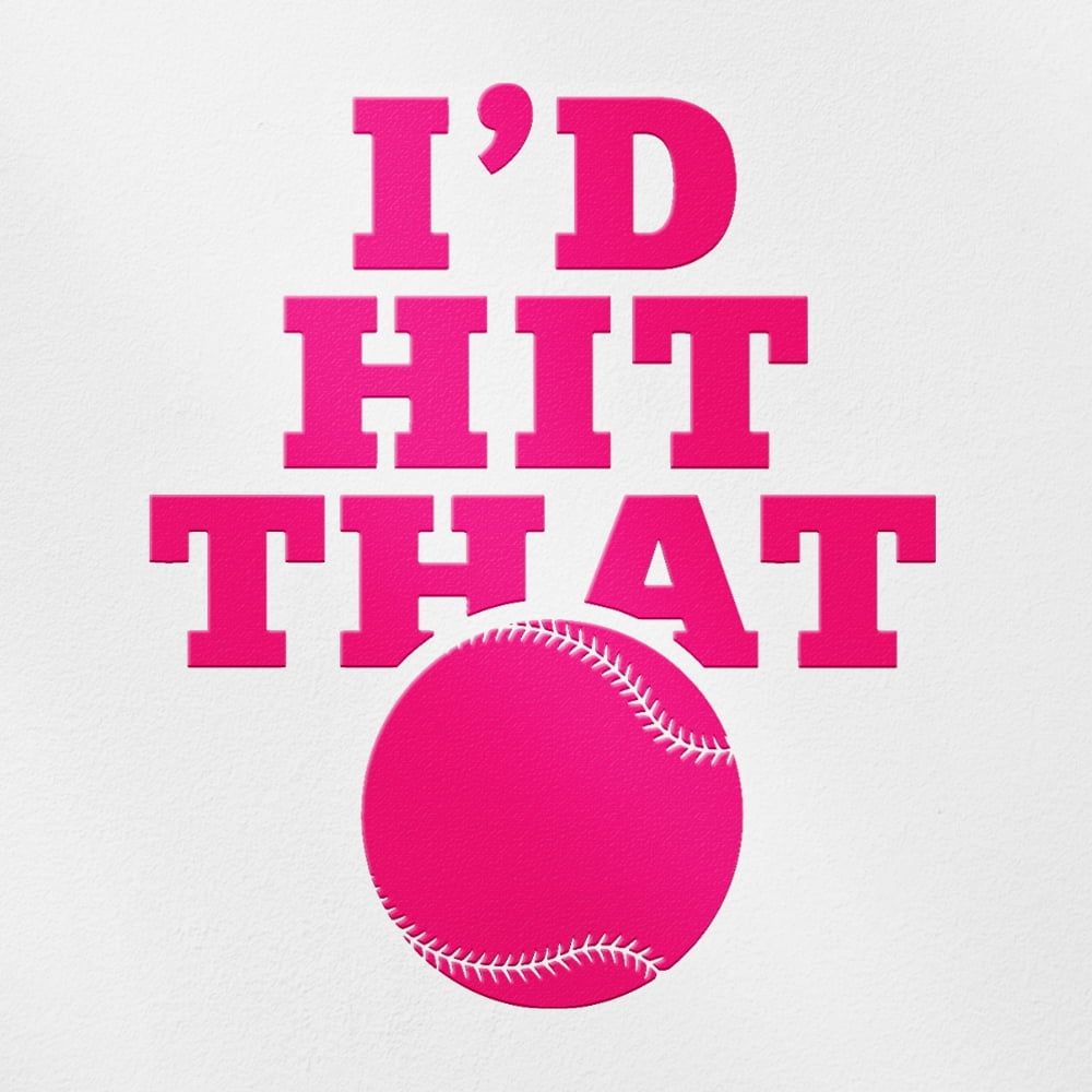 Transparent Decal Stickers Of I'D Hit That (Pink) Premium Waterproof ...