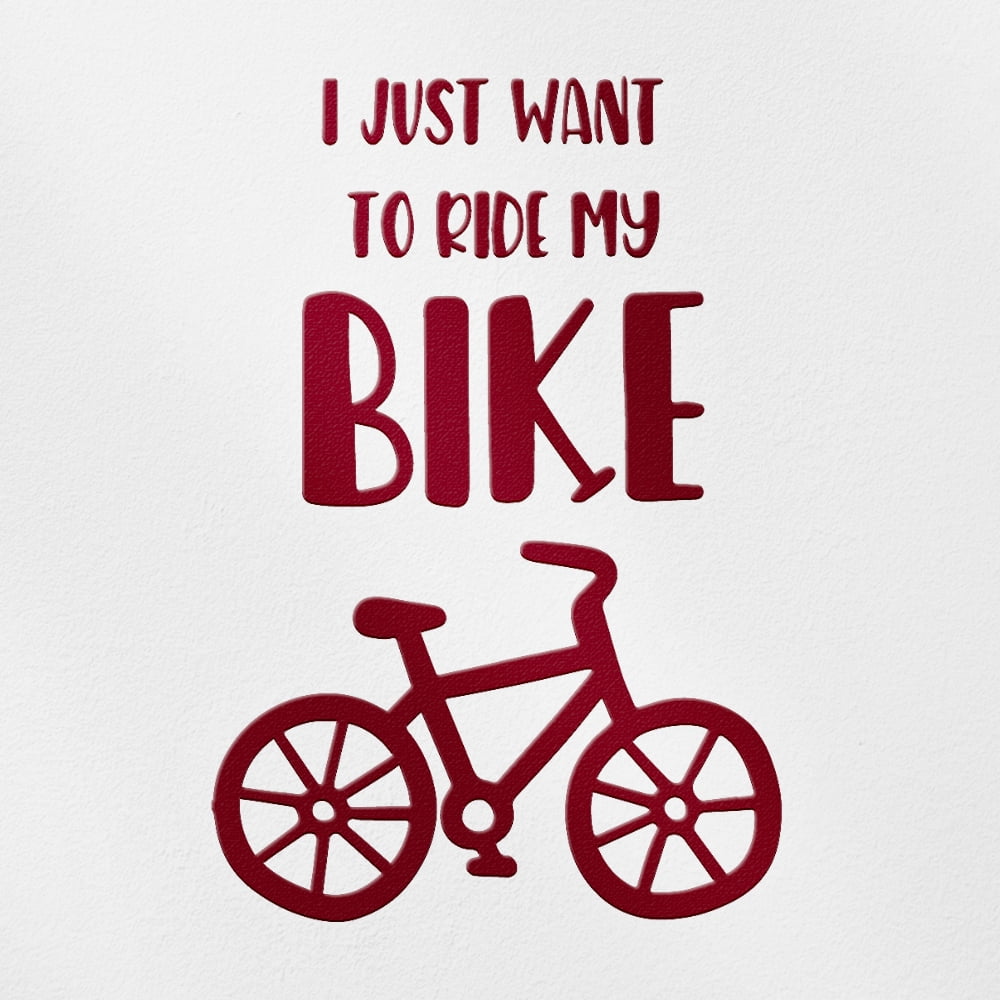 Bike Sticker I Like To Ride My Bike Transparent Decal Stickers Of