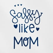 Transparent Decal Stickers Of Sassy Like Mom (Navy Blue) Premium Waterproof Vinyl Decal Stickers For Laptop Phone Accessory Helmet Car Window Mug Tuber Cup Door Wall Decoration ANDVER1f91122AB