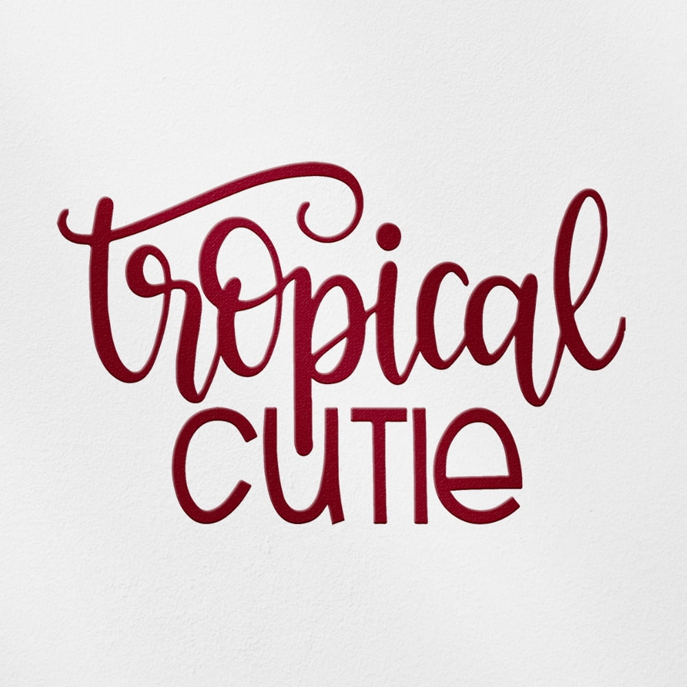 Transparent Decal Stickers Of Tropical Cutie (Burgundy) Premium Waterproof  Vinyl Decal Stickers For Laptop Phone Accessory Helmet Car Window Mug Tuber  ...