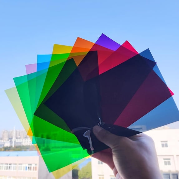 Transparent Decorative Window Film Colorful Self Adhesive Glass Window Tinting for Christmas Home Office Decoration