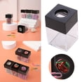 thumbnail image 1 of Transparent Desktop Paper Clip Dispenser Desk Organizer Adorable Storage Containers For Supplies Accessories, 1 of 6