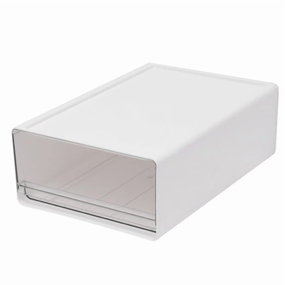 Transparent Desktop Storage Box Drawer Type File Storage Box Bedroom Study Stack Combination Portable Storage Box