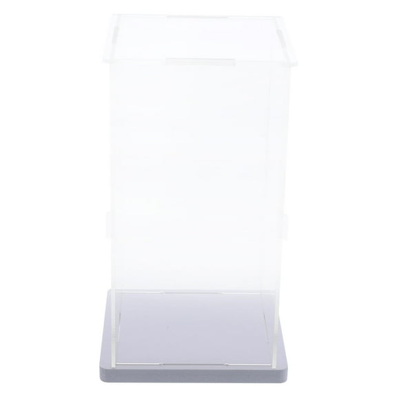 Transparent Display Box Case Cabinet Shelves Show Cases Clear Doll Storage Cube Acrylic
