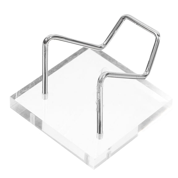 OFFIGAM Clear Acrylic and Iron Display Stand for Collectors, Display Rack for Figures, Models, and Collectibles