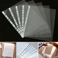 thumbnail image 1 of Transparent Document Bags * 100Pcs 100 Pcs Document Folder Case Transparent Document Bag Paper Holder File Folder Plastic Folder, 1 of 9