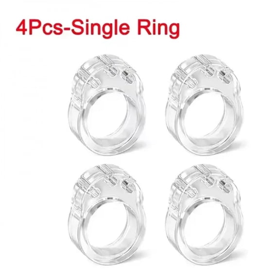 Transparent Doorstop Door Handle Wall Protection Door Handle Buffer Furniture Protection Pad Crash Pad Shockproof Ring Stopper