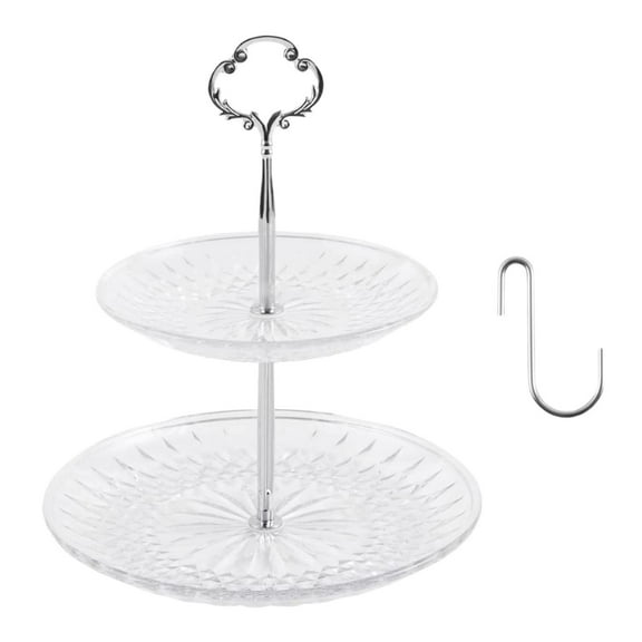 Transparent Double Layer Bird Feeder Decorating Squirrel Platform Garden Outdoor Attracting Birds Easy to Clean