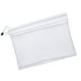 thumbnail image 1 of Transparent Double-Layer Mesh Pencil Case with Dual Zippers, Clear Window, Sturdy Nylon Mesh, Convenient Storage for Pens, Markers & Small Items, 1 of 4