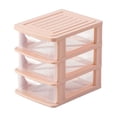 thumbnail image 1 of Transparent Drawer Desktop Storage Box - Multi-Layer Plastic Organizer for Cosmetics, Stationery & Office Supplies - Space-Saving Design Ideal for Home, Dorm & Office Use, 1 of 5