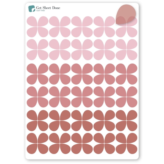 Transparent Drop Planner Stickers/ DIY Calendar Stickers / Bullet Journaling / Bujo / Essential Productivity Stickers