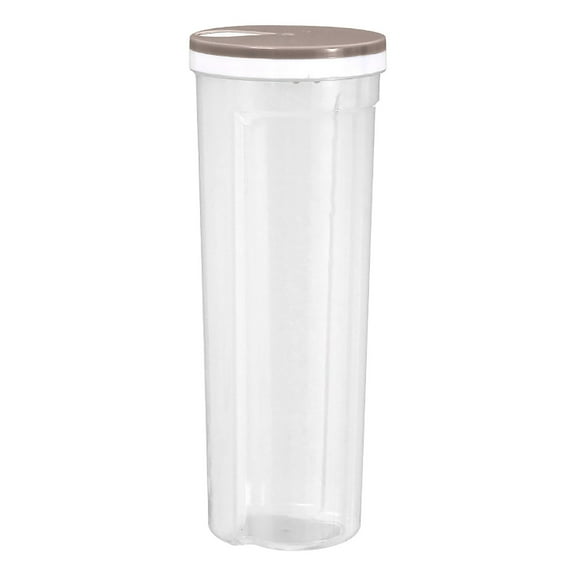 Transparent Dry Food Storage Jar with Easy-Open Lid, Moisture-Proof Container for Grains Nuts Candy and Snacks, Clear Multi-Purpose Kitchen Storage Organizer for Home Pantry Use