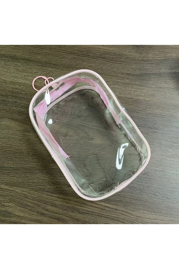 Transparent Dust-Proof Storage Backpack for Dolls, Clear PVC Figure Display Bag with Keychain, Collector Outdoor Bag for Model and Toy