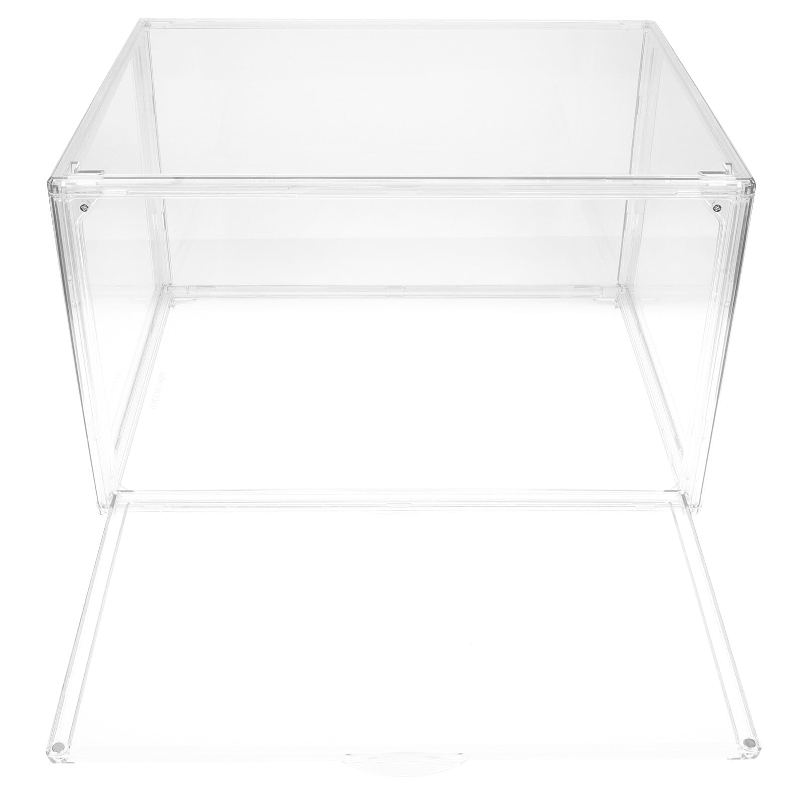 Transparent Dustproof Bookshelf Book Storage Box Stackable Bookshelf