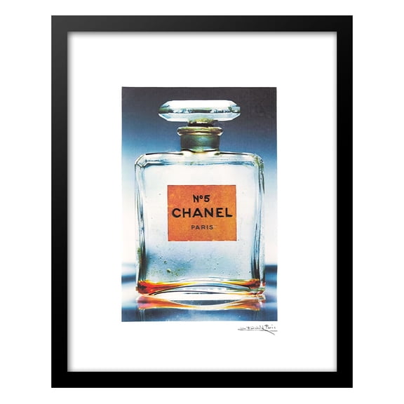 Transparent Edgy Fashion Glam Perfume Bottle - Framed Print