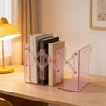 thumbnail image 1 of Transparent Expandable Book Stand, Acrylic Adjustable Holder, Desktop Organizer, Sturdy Storage for Office Home Library Shelves, KTFgvq, 1 of 6