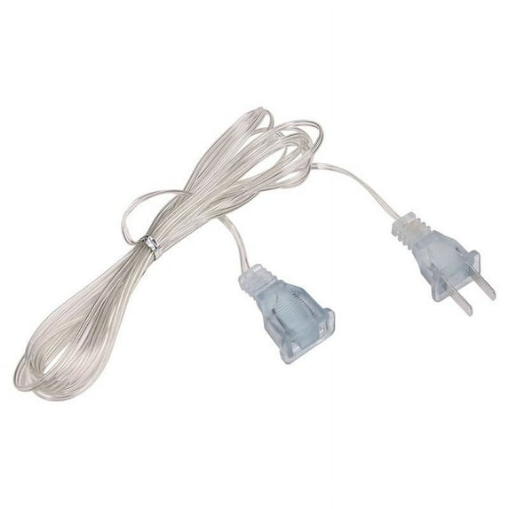 Transparent Extension Cable Thin 10 Feet Invisible Power Cable Lightweight Power Cable Extender Thin Extension Cable for Decorations