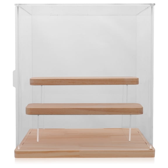 MERRYHAPY Multi-Layer Acrylic Display Case for Action Figures, Collectibles Organizer, 1 Pack Exhibition Storage Box